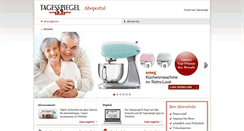 Desktop Screenshot of abo.tagesspiegel.de